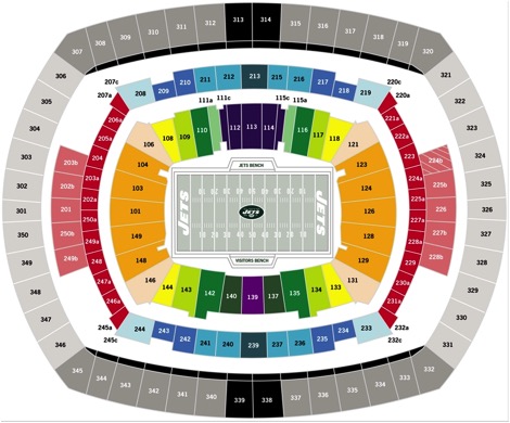 Giants Stadium Seating Chart 3d View