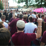 In the action at an SEC tailgate at Mississippi St.