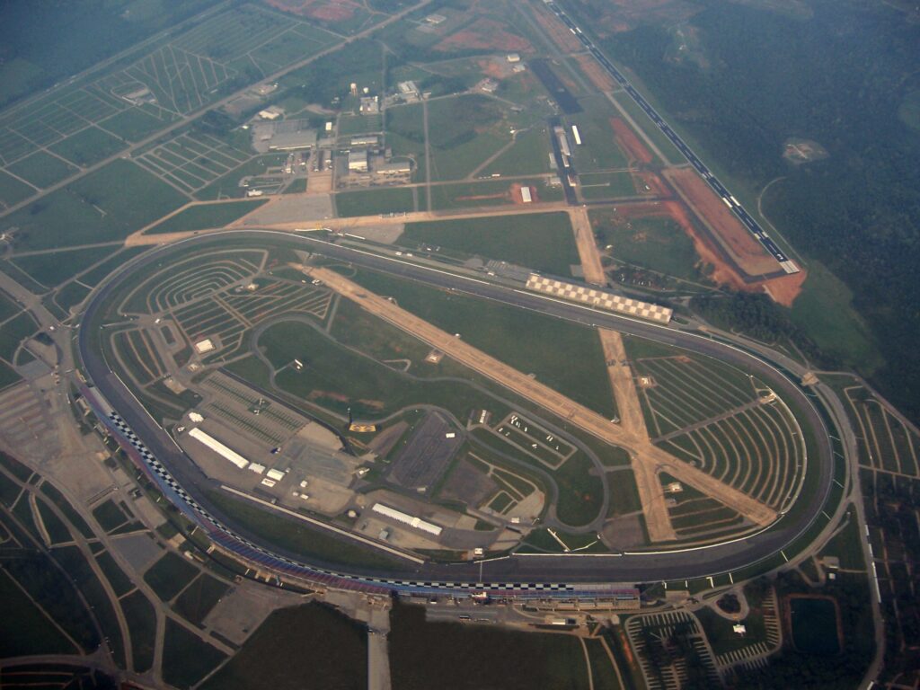 Aerial view of the Best Seats at Talladega Superspeedway